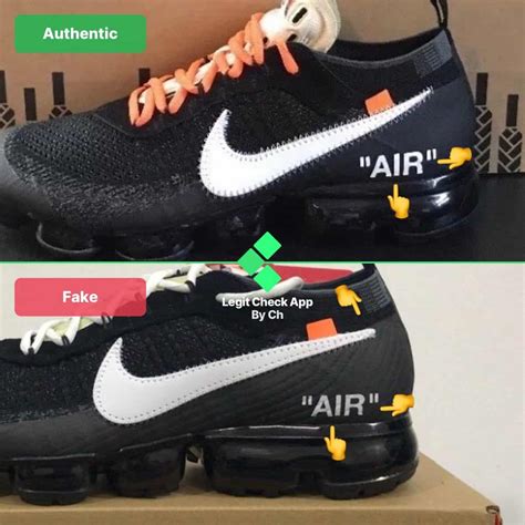 off white vapormax fake check